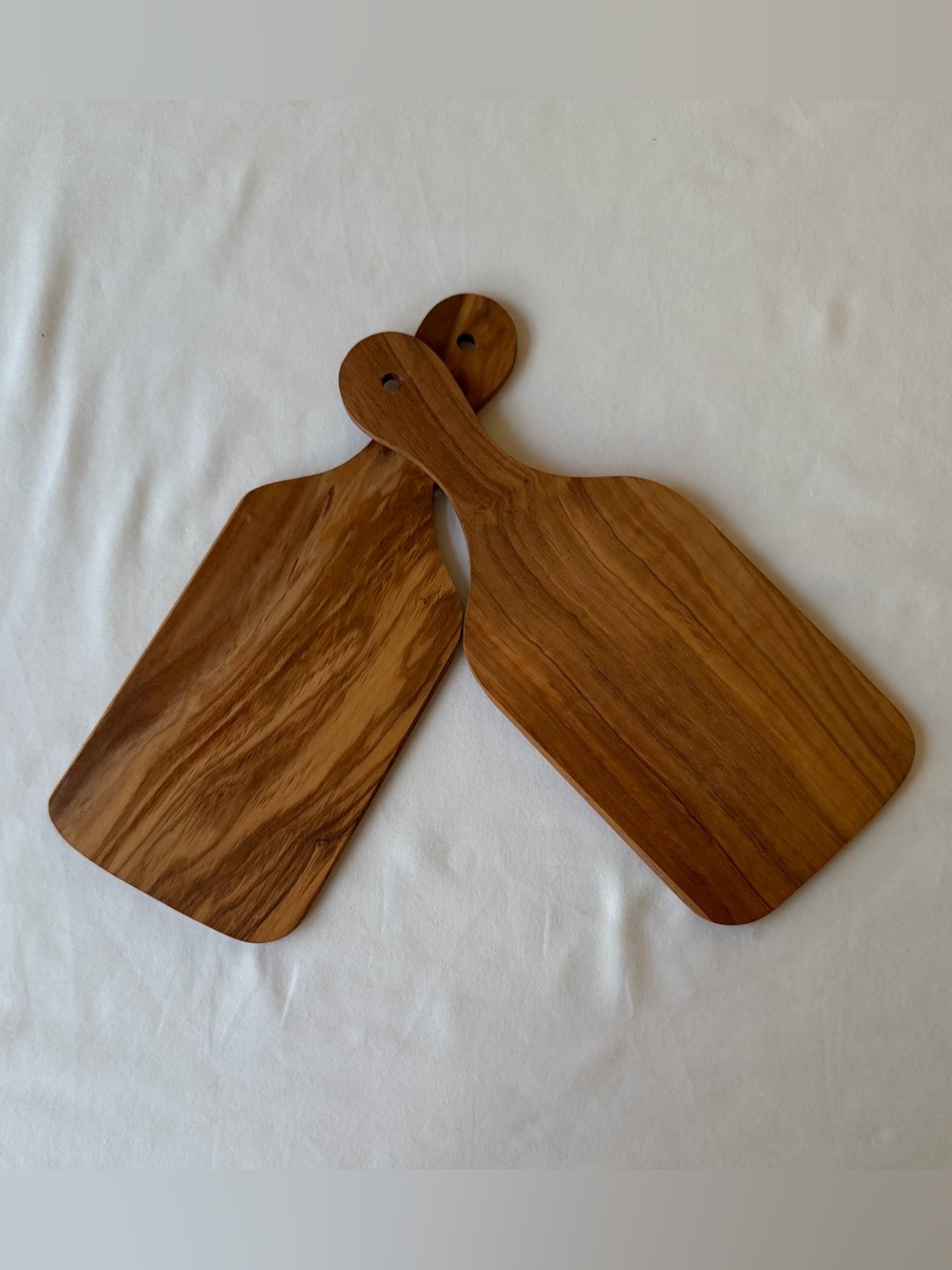 Set Of 2 Paddle Wooden Charcuterie Boards Serving Boards